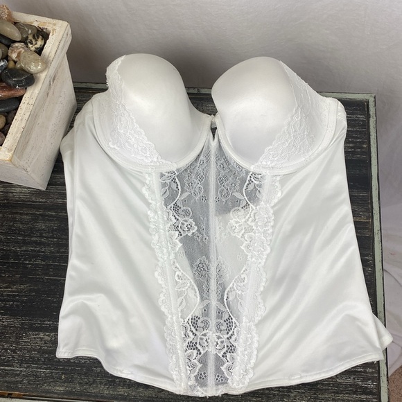 Cassandra White Strapless Longline Bra 36C - Picture 1 of 5